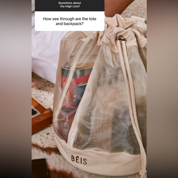 the high-brid backpack. Beis backpack from Shay’s high line collection. - Picture 4 of 6